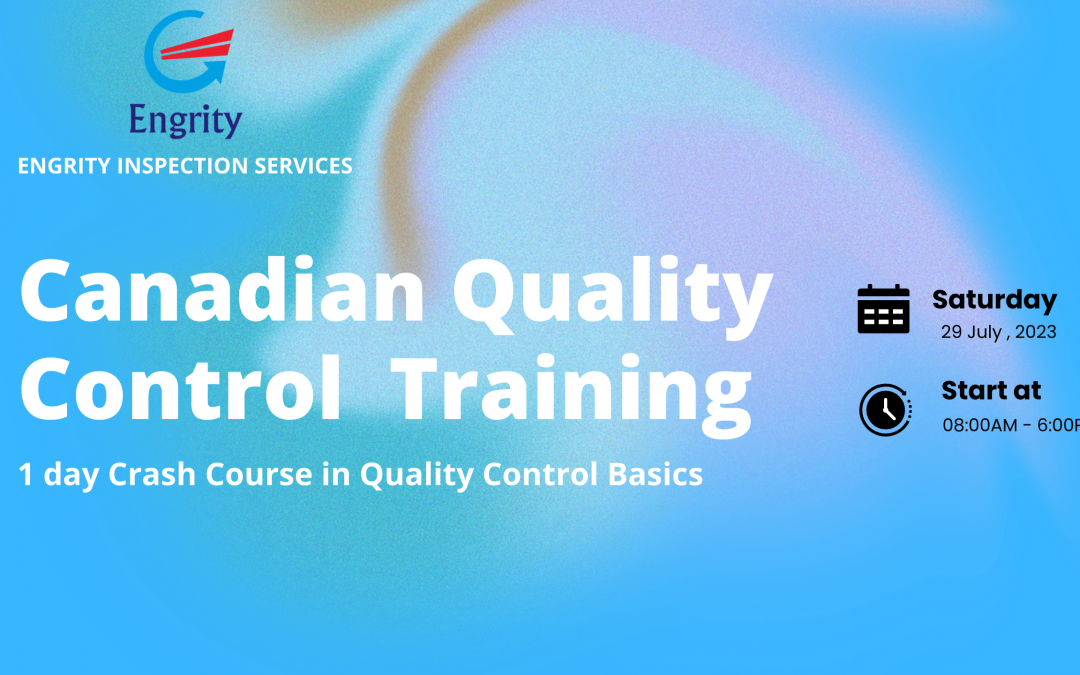 One-day crash course in Quality Control basics