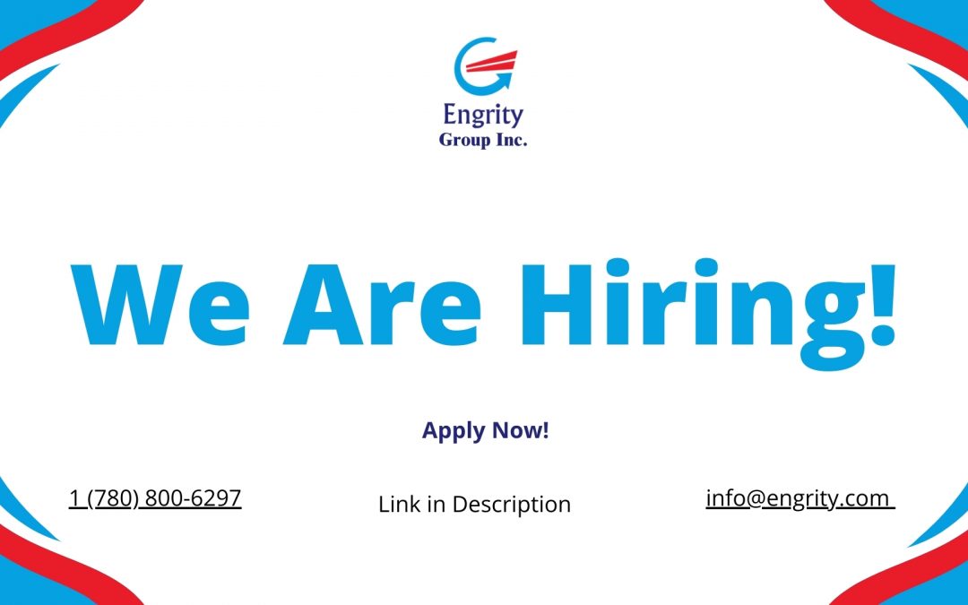 We are Hiring – Join Engrity Today!