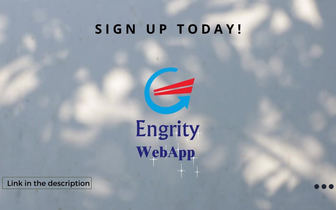 Engrity Web App: Now Public and Free for Everyone to Use